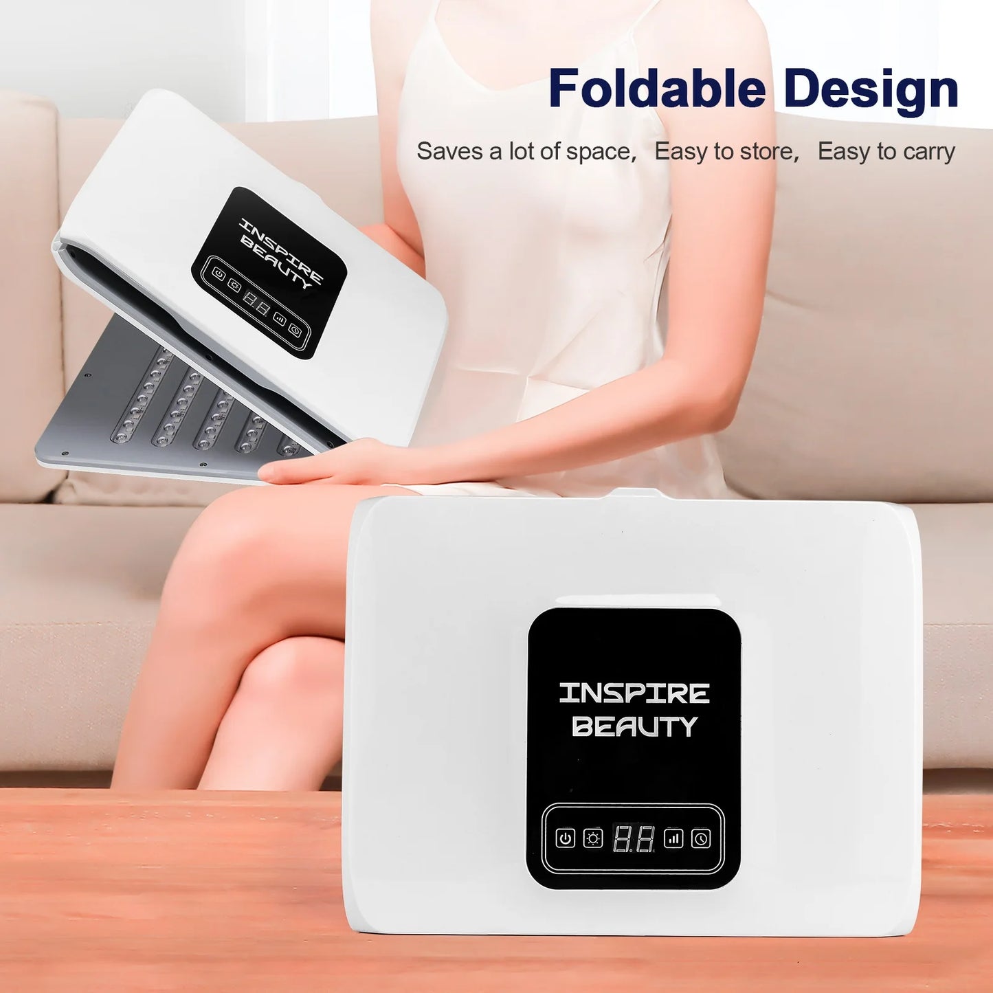 7 Colors LED Photon Machine Foldable Skin Care Equipment Skin Rejuvenation Light Facial Body Beauty Machines For Skin Care